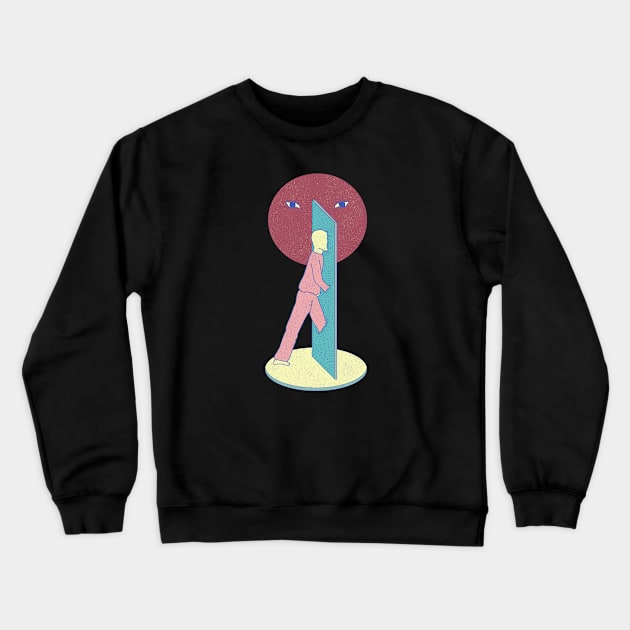 The Door Crewneck Sweatshirt by Rubbish Cartoon